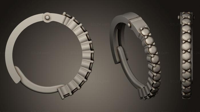 Ювелирные перстни и кольца (Серьги, JVLRP_0065) 3D модель для ЧПУ станка